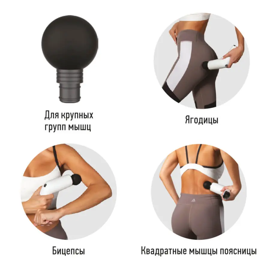 Перкуссионный массажер для тела YAMAGUCHI Massage Gun PRO